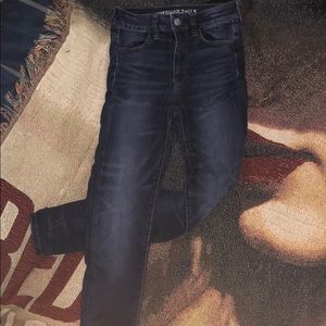 American Eagle super high waisted skinny jeans